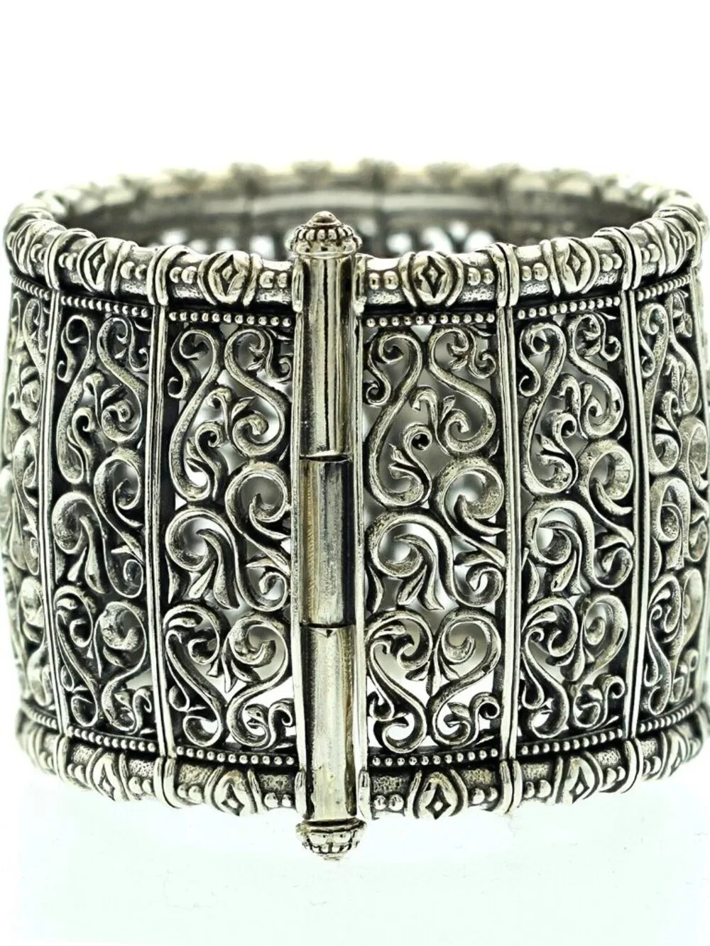 Konstantino Women's Metallic Paradise Sterling & 18K Gold Wide Bracelet